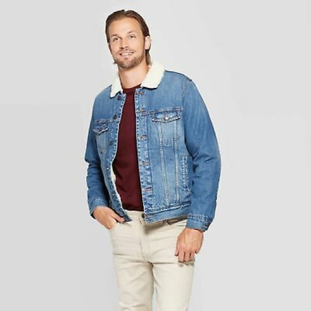 Men’s Goodfellow Sherpa Lined Denim